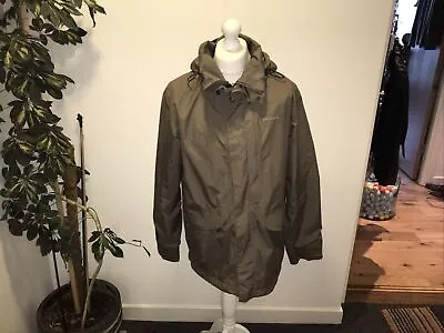 Buy Men’s Brown Rohan Cloudcover Barricade Parka Jacket Size Large • 20£