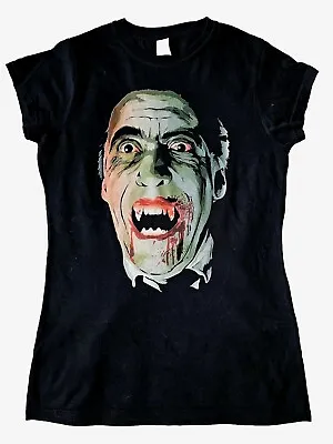 Buy RARE Hammer Horror Christopher Lee Dracula OOAK Ladies Tee/ T-Shirt • 35£