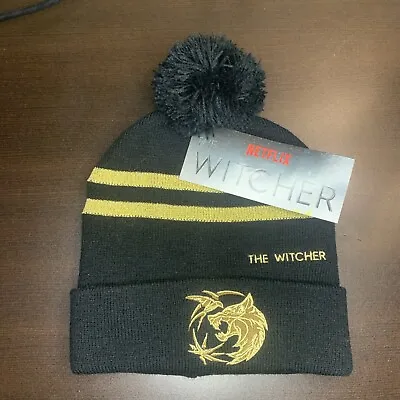 Buy Netflix The Witcher Concept One Black & Gold Pom-top Beanie, New With Tags, OSFA • 18.65£