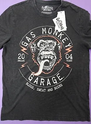 Buy Mens Official Merchandise Orange Flash Gas Monkey Garage T Shirts JUST £5.99 • 5.99£