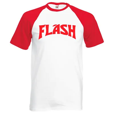 Buy Flash Gordan Baseball T-Shirt Retro 80`s FANCY DRESS Freddie Mercury Queen Music • 8.49£