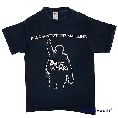 Buy Vintage 1999 Rage Against The Machine RATM Battle Of Los Angeles T-Shirt Sz S  • 42.40£