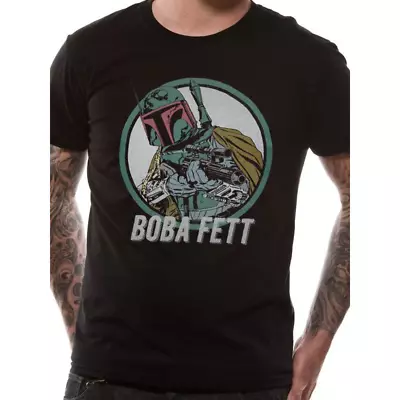 Buy Star Wars Boba Fett T-Shirt Black Adults Official Top Tee T Shirt Mens Ladies • 13.99£