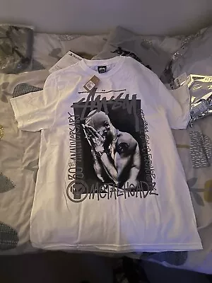 Buy Stussy X Metalheadz 30 Goldie Shirt White🔥Size Large🔥Fast Shipping🚚💨 • 59.99£