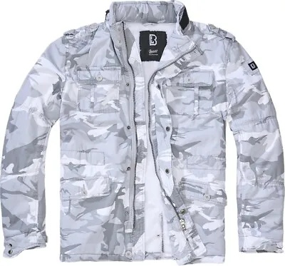 Buy Brandit Herren Jacke Britannia Winter Jacket Blizzard Camo • 101.94£