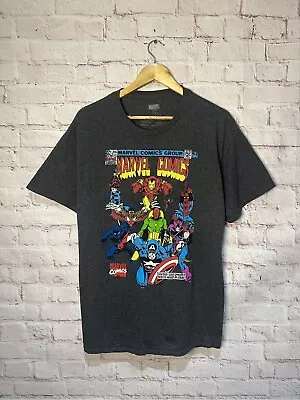 Buy Marvel Comics Retro Graphic Print T Shirt Colorful Fun Movie Men’s Size Large • 11.99£