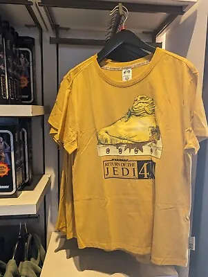 Buy Jabba The Hutt Star Wars Return Of The Jedi 40th Anniversary Disney T-Shirt L • 48.20£