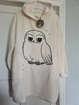 Buy Harry Potter Hedwig Owl SNUDDIE Hood Oversized Blanket Hoodie Snoodie Oodie XS-S • 33.50£