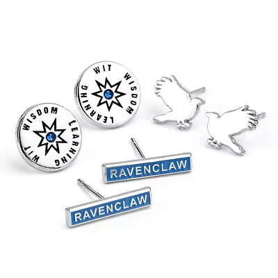 Buy Harry Potter - Harry Potter Silver Plated Earring Set Ravenclaw - New  - H300z • 14.14£