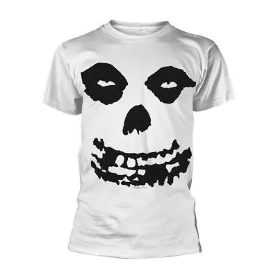 Buy MISFITS - ALL OVER SKULL WHITE T-Shirt, Front & Back Print Medium • 20.09£