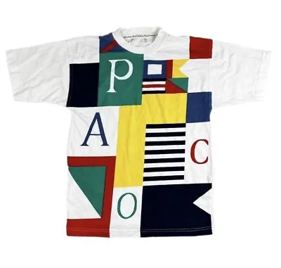 Buy Vintage Paco Crazy Abstract Pattern T-shirt Size S Pit To Pit 19” • 25£