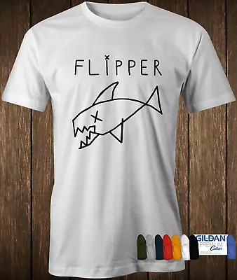 Buy Flipper T-shirt As Worn By Kurt Cobain Of Nirvana Classic Rock Band Music • 11.99£