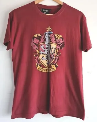 Buy Harry Potter T-Shirt Womens Small Red Gryffindor Movie Platform Warner Bros Top • 9.70£