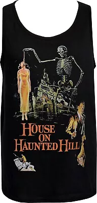 Buy Men's Horror Tank Top House On The Haunted Hill Vincent Price B-Movie Gothic • 18.50£