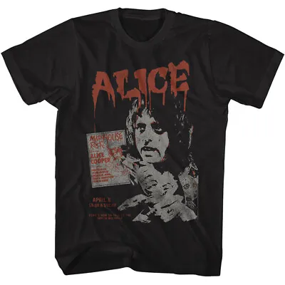 Buy Alice Cooper Mad House Rock April 8th Men's T Shirt Shock Rock Concert Merch • 42.23£