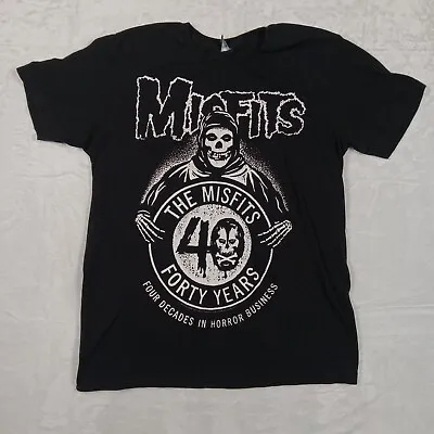 Buy The Misfits Shirt Mens L Black Four Decades In Horror Buisness Pacific Tag  • 22.67£