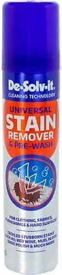 Buy De-Solv It Universal Stain Remover Pre-Wash Clothing Fabric Furnishing 100ml • 6.59£