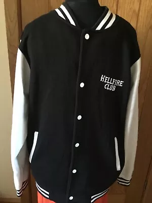 Buy Unisex Stranger Things Hellfire Club Varsity Jacket College Coat Size XL • 9.99£