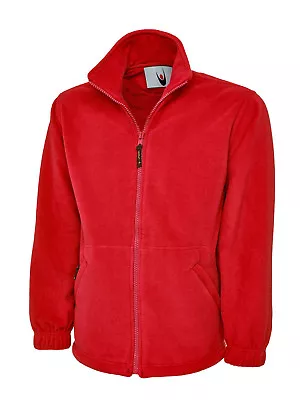 Buy Mens Plain Premium Full Zip Micro Fleece Jacket - HEAVY THICK WARM WINTER COAT • 21.95£