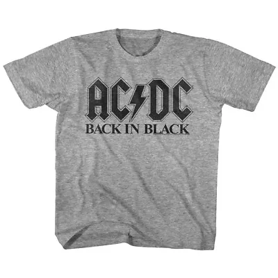 Buy ACDC Back In Black Album Cover Kids T Shirt Music Rock Band Boys Girl Baby Youth • 19.34£