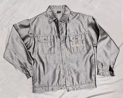 Buy ROCAWEAR Men's Silver Grey Denim Jacket Size 38 • 12£