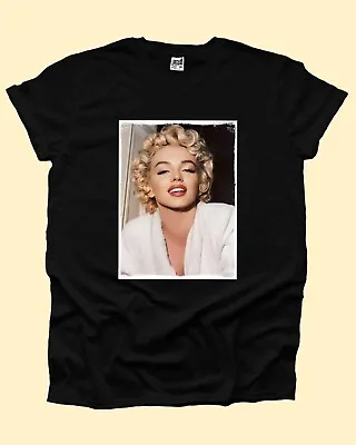 Buy Marilyn Monroe Celebrity Star Pin Up 50s 60s Model Star Men Print Woman Tshirt • 11.99£