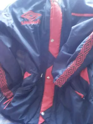 Buy Umbro Red And Black Jacket Size Medium 1990s Original Jacket • 12£