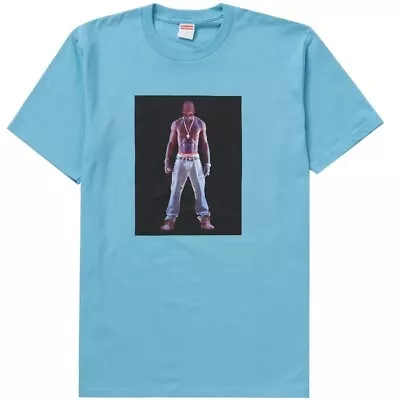 Buy Supreme Tupac Hologram Tee SS20 Light Slate Size M Brand NEW. A Must Have!! • 79.99£