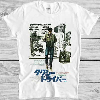 Buy Taxi Driver T Shirt Japanese Poster Movie De Niro Cult Film Cool Gift Tee M246 • 6.35£