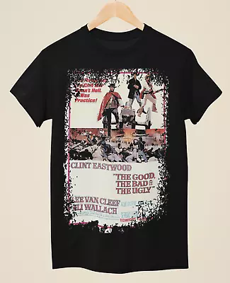 Buy The Good, The Bad & The Ugly - Western Movie Poster Inspired Unisex Black TShirt • 14.99£