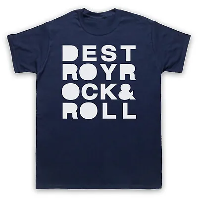 Buy Destroy Rock & Roll Mylo Electro Pop Unofficial Album Mens & Womens T-shirt • 17.99£