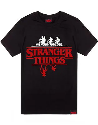 Buy Stranger Things T-Shirt Men Women Unisex Upside Down Black Top • 16.99£
