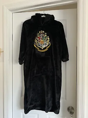 Buy Harry Potter Oversized Kids Hogwarts Sweatshirt Fleece Sherpa Hoodie Sz 10-12 • 10.23£