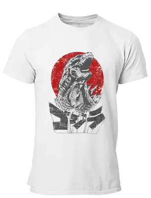 Buy Godzilla Tshirt Chinese Japanese Birthday Horror Gift Present Film Movie • 4.99£