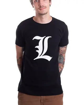Buy Death Note  L Logo  Men/Unisex T-Shirt - S Small Officially Licensed • 9.99£