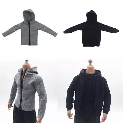 Buy 1/6 Mans Long Sleeve Jacket Coat Clothing For 12''Action Figure Phicen • 11.48£