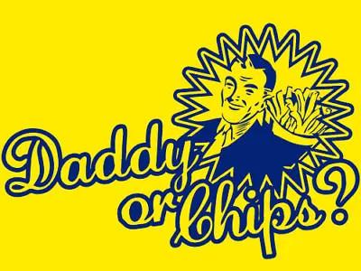 Buy Daddy Or Chips T-shirt, Dad Or Fast Food? - All Sizes • 12.95£