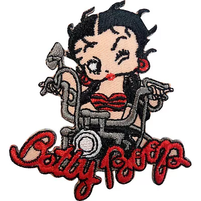 Buy Betty Boop Patch Motorcycle Chopper Motorbike Biker Iron Sew On Embroidery Badge • 2.79£
