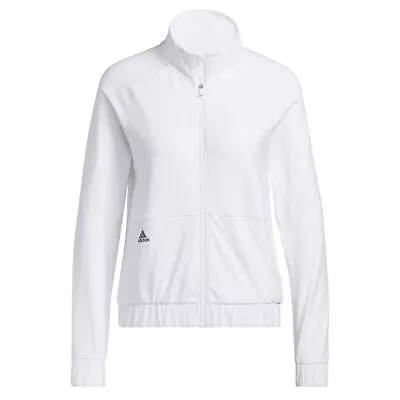 Buy Adidas Women's Jacket Bomber White Gym Golf HA3432 • 19.95£