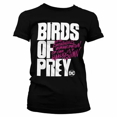 Buy Officially Licensed Birds Of Prey Logo Women's T-Shirt S-XXL Sizes • 19.53£