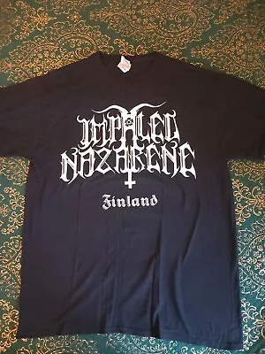 Buy Impaled Nazarene Finland Pathological Hunger For Violence Shirt L Mayhem Emperor • 16£