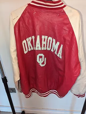 Buy Steve & Barry's University Of Oklahoma Sooners Varsity Jacket Mens Size XL  • 49.99£