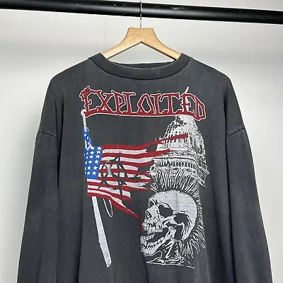 Buy Vintage 1987 The Exploited Live At The White House Punk Band Shirt 80s 90s GBH • 200£