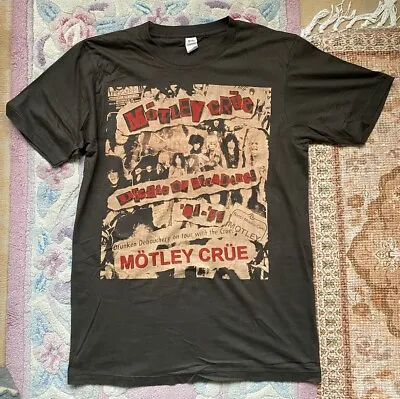 Buy MOTLEY CRUE Black T-Shirt Size M NEW • 11.99£