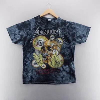 Buy Metallica T Shirt Large Acid Wash Double Sided Tour Music Rock Band Concert • 24.99£