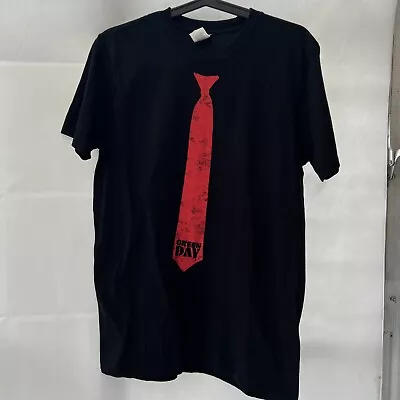 Buy Green Day Tie Black T-Shirt Official Size Medium • 14.99£