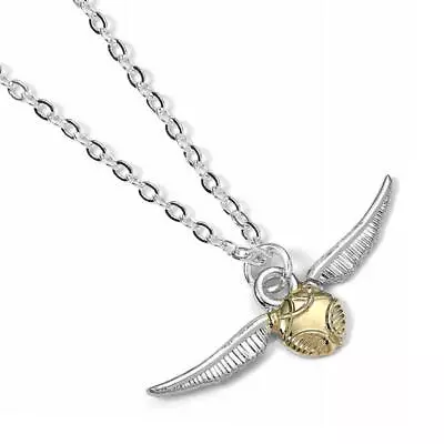 Buy Harry Potter - Harry Potter Silver Plated Necklace Golden Snitch - New - H300z • 11.64£
