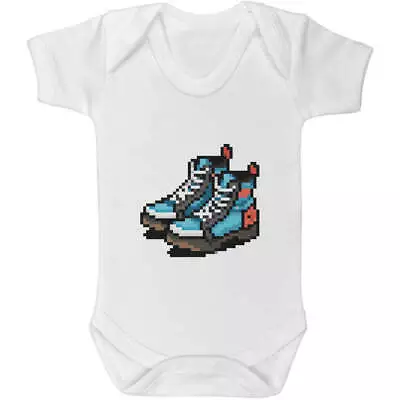 Buy 'Hi-Top Shoes Pixel Art' Baby Grows / Bodysuits (GR044082) • 7.99£