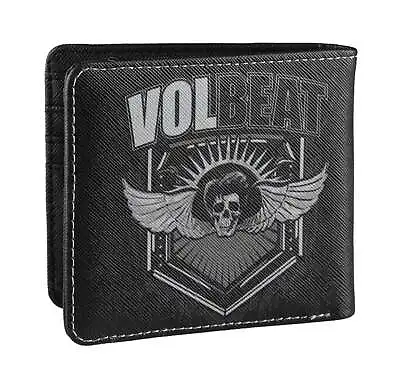 Buy Volbeat Wallet Skull Wings Band Logo New Official Black Bifold • 18.95£