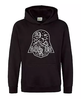 Buy Darth Vader Endor R2D2 Star Wars Inspired Unisex Kids/adults HOOD HOODIE MAY 4TH • 13.99£